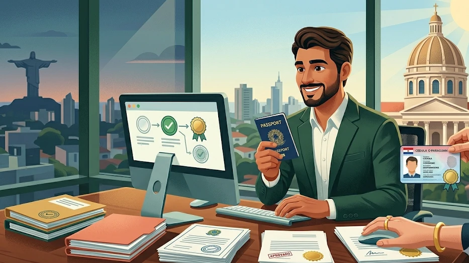 residencia permanente no paraguai